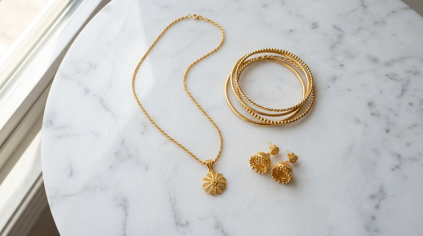Lightweight Gold Jewellery in Calgary — The 2026 Trend Explained Honestly by VJ Jewellers Ltd. / VJ Jewellers